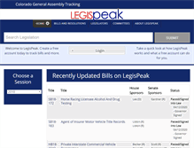 Tablet Screenshot of legispeak.com